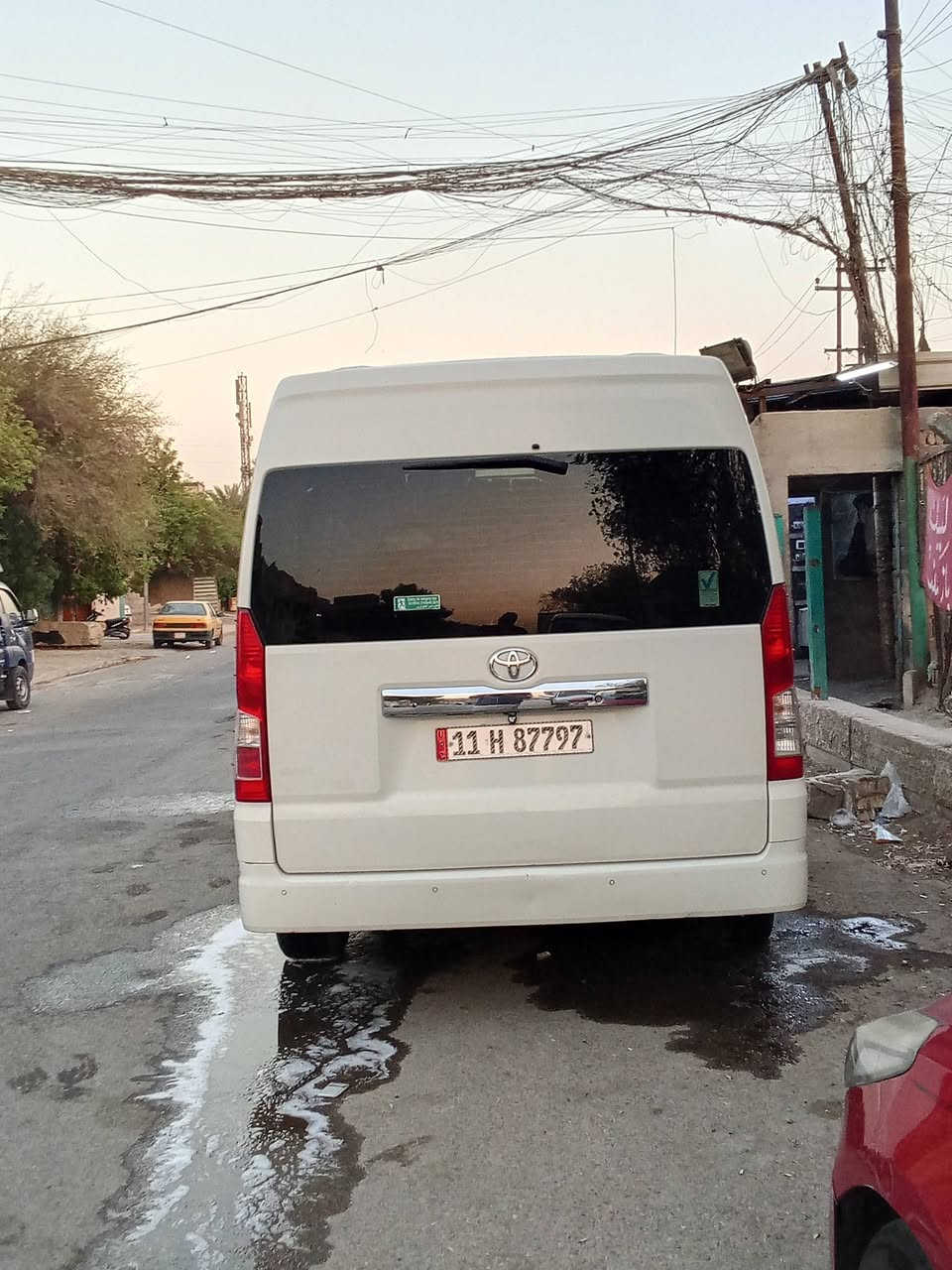 السلام عليكم هايس 19 بيهة جاملغ ايمن صبغ وبارد بل طويلة من جوة السيارة تخم تاير جديد منضومة تبريد جديد 15 راكب تقويت فانات مراوح ضافية  مكاني مدينت الصدر مصفرة من كلشي ***********السعر 3 وبيهة مجال
