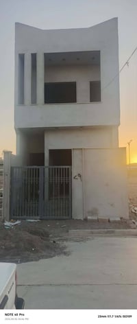 بيت للبيع المساحة 100 متر جاهز نظام دكتات فول سيراميك أرضية الاول كاشي...