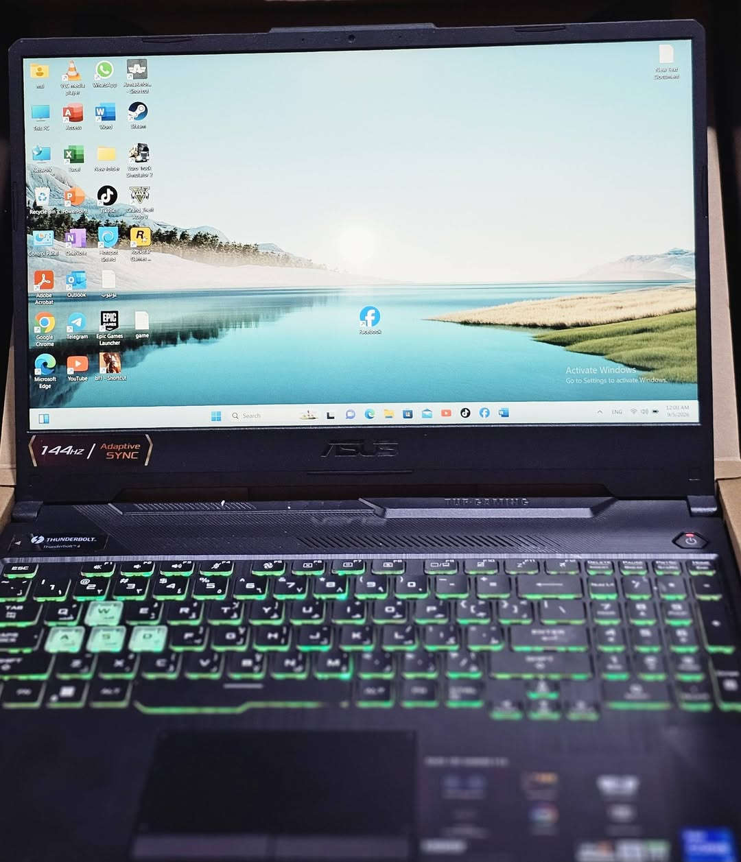 🔥 للبيع لابتوب العاب ASUS TUF F15 + ماوس العاب iMICE T80 🔥
الحالة: مستخدم نظيف جداً - كامل بكارتونته

المواصفات:
- المعالج: Intel Core i7 الجيل 11
- كرت الشاشة: NVIDIA RTX 3050 4GB
- الرام: 16GB 
- التخزين: 1TB SSD NVMe سريع
- الشاشة: 15.6 FHD IPS 144Hz
- الملحقات: العلبة + الشاحن الاصلي + ماوس العاب iMICE T80 RGB

يشغل كل الالعاب والبرامج الهندسية والمونتاج بدون لاك
السعر: 1,050,000 مليون وخمسين الف بي مجال بسيط
المكان: البصرة - تسليم يد بيد
للأتصال:***********
