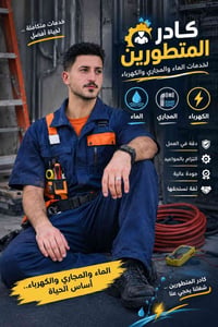 كادر المتطورين • كهرباء وماء ومجاري • جودة عالية