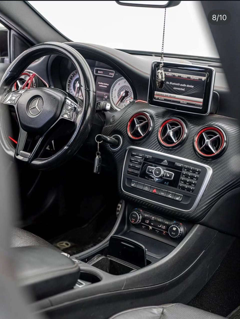 نوع: mercedes a250 amg 
موديل: 2014
سيارة خليجي
سيارة AMG
بيها صوت گزوز
كوشن هيتر - شاشه كبير - بانوراما - auto park -سيارة فول مواصفات 
السعر : 118 مجال
*********** دهوك, العراق
