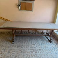 طاولة انتيكا • خشب بلوط • ١٢ كرسي