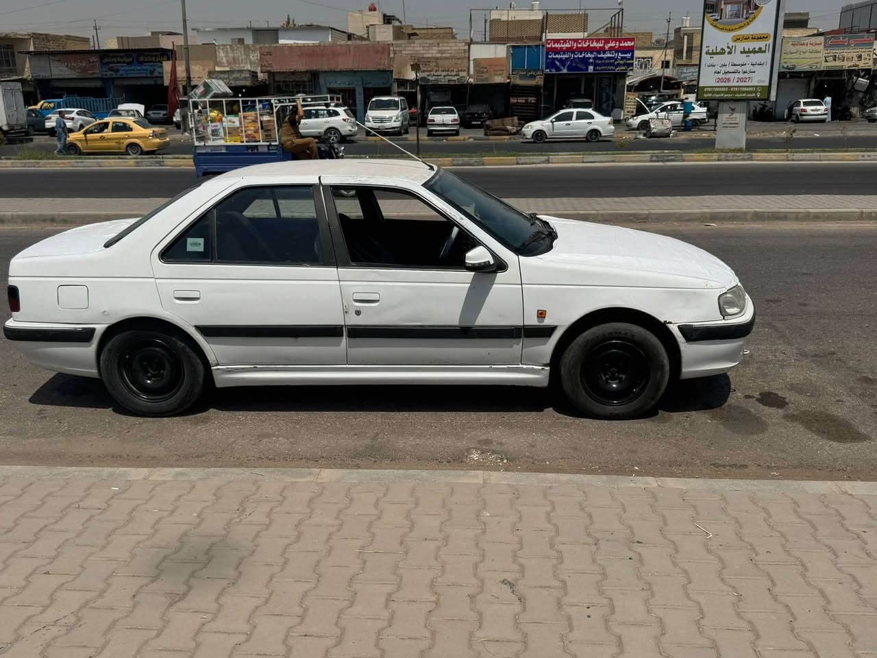 بيجو بارص للبيع 
مديل 2015
كير مكينه مكفولات
حداديه جديده
نضافه فول
سياره مكفوله
ما عدا باب الصدر و جامل صوب السايق مبدلات
تخم تاير جديد 
كهربائيات كلهه كامله وشغاله
سياره ما ناقصه شي جاهزه
الشراي يتصل او راسلني واتساب
مكاني النجف الاشرف
***********
