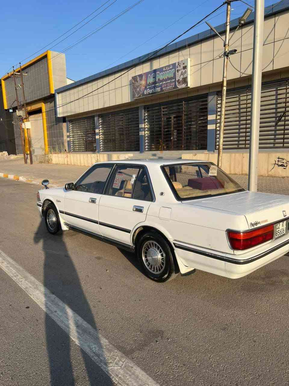 السلام عليكم سياره سوپر سيدان محور موديل 1990 رقم نينوى مشروع وطني لحد 2030 صاحبه السنويه بكركوك دفتر بانزين بي بدون ضربه بدون صبغ ماشي 160 السياره شرط بدون صرف بدون بخار كول جسمه عل شركه السعر 90 وبي مجال الشراي يخابر ***********
*********** مكاني كركوك شوراو كركوك, العراق

