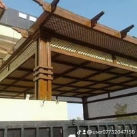 مظلات خشب • جلسات استراحة • كوخ خشب