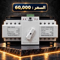 موتورايز ATS • ٤ خطوط • ١٠٠ أمبير