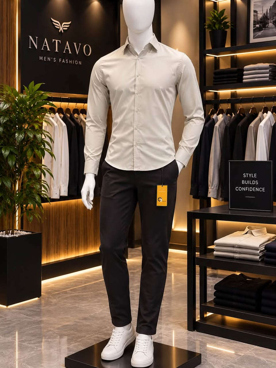 قميص شبابي صادة و مقلم 
متوفر بقياسات
S M L XL XXL XL3 
📍سوق القيارة مجاور بيت الأمل مقابل فرع الخياطين
📱***********

نص مكتوب في الصور:
- BEST PANT WEAR WITH LIGHT SHIRT
- جل الغندور
- HAL GHANDOUR
- CLOTHING
- 1 2 3 4 5 6
- @alghandour70