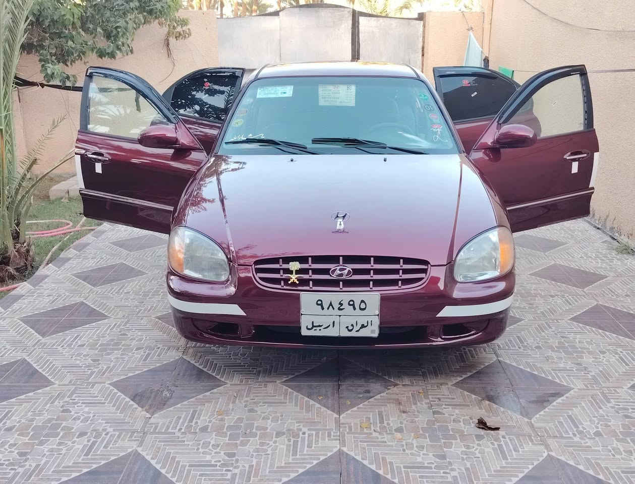 ﷽
سلام عليكم سوناتا موديل 2000  وارد امريكي ليبل واحد حتى دعامياتها مكفوله محرك وكير جدد تبريد خير من الله صدر خلفي أمامي جديد تخم تاير ويل عادي كهربائيات السياره ع وضع الشركه سنتر لوك غرفتها جديده سياره ماكلك متعوب عليها بس هيه جديده قافله من كلشي ماشاءالله السياره بلاد وشرط صبغ جماليه فقط بدون قطره معجون مكفوله كفاله عامه من الكص والضرب  وبلعافيه ع ياخذها الي ميعرف سياره شنو جدادتها ليعلق رحمه لولديكم معروضه ٦٣وبيها مجال مكان السياره ديالى الغالبيه للتفاصيل اكثرالهاتف#***********
