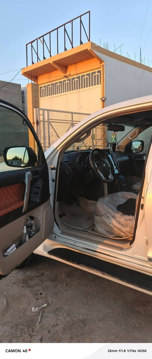 السلام عليكم من رخصة الأمن المحترم
لاندكروز برادو لون صدفي ٢٠١٠ محدث ٢٠١٧ نص فول 

تحكم استيرن شاشه كبيرة تبريد شغال ثلاث قطع
مكينه ٢٧٠٠ 

سياره مرتبه مال بيت 

مري شفط رقم بغداد 

الاتصال على النقال *********** 

وحياكم الله 

السعر 200

اخوكم سيد عابد الموسوي
