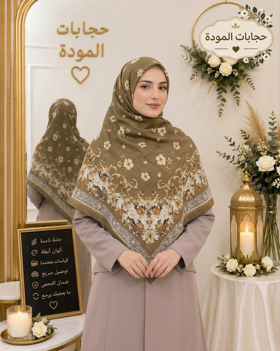 حجابات المودة • ربطات جرجيت • قياس ١٣٠