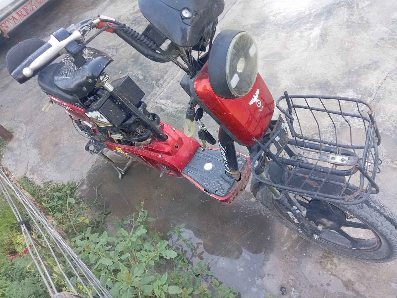 دراجه شحن لبيع البطاريات جدد عقل جديد   السعر 175 وبيه مجال شي بسيط العنوان المقداديه تقاطع برشته    *********** غير متواجد عل فيس
