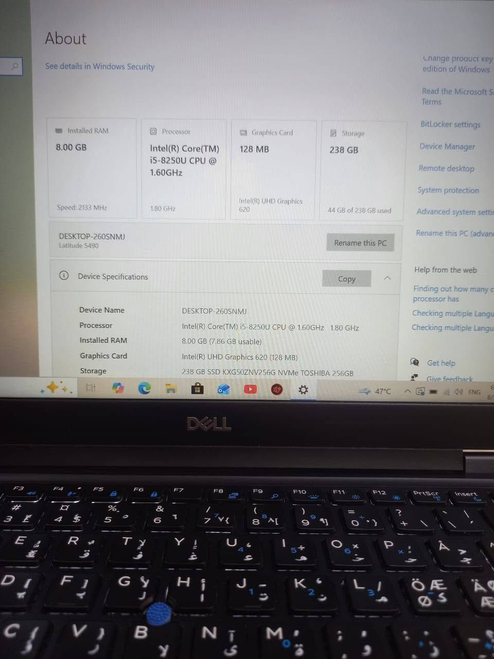 لابتوب دل 5480 dell
المعالج كور اي 5 الجيل 8
الهارد    256    ssd  m.2
الرام 8.  ddr4 
كارت الشاشة  4  شير 
حجم الشاشة  14 
الشاحنة اصلية 
يحتوي على منفذ تايب سي للشحن او نقل البيانات
نظام التشغيل ويندوز 10 عربي انكليزي 
الملحقات شاحنة وجنطة 
السعر  225

***********
***********
يوجد توصيل

متوفر 
تتوفر مجموعة لابتوبات بأسعار مناسبة ومواصفات مختلفة
