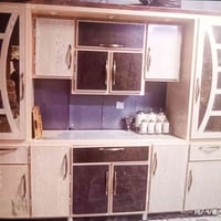 السلاع عليكم  للبيع كاونتر طابقين 2×2 لونين جوزي و بيجي سنك متر ونص سر...
