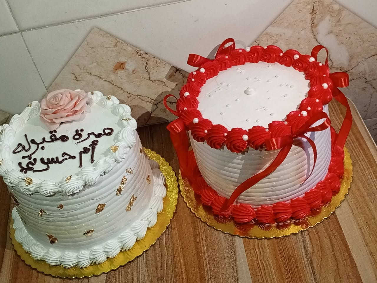 كيك افراح • كيك بركاني • توصيل النجف
