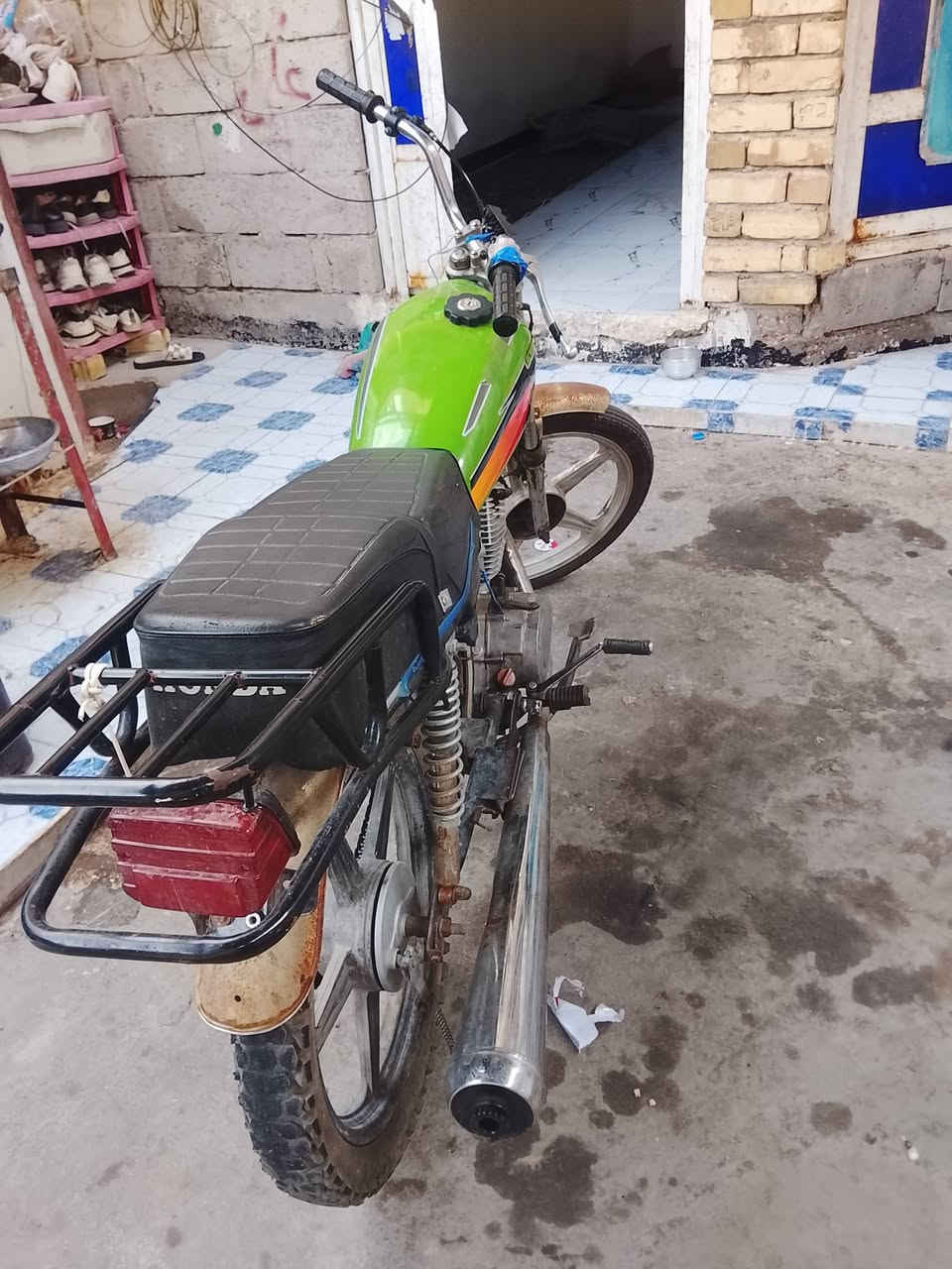 البيع دراجه اربعه كير مكينه مال ستوته طابوكه جديده كور جديد جواكيح جديده كلجات جديد فقط بيهه دخان ابيض عوزهه بستم فقط السعر ١٧٥ الف قفل مستعجل كلش هاذه رقمي *********** الدرجه شقاله وشلعه بس عوزهه بستم
