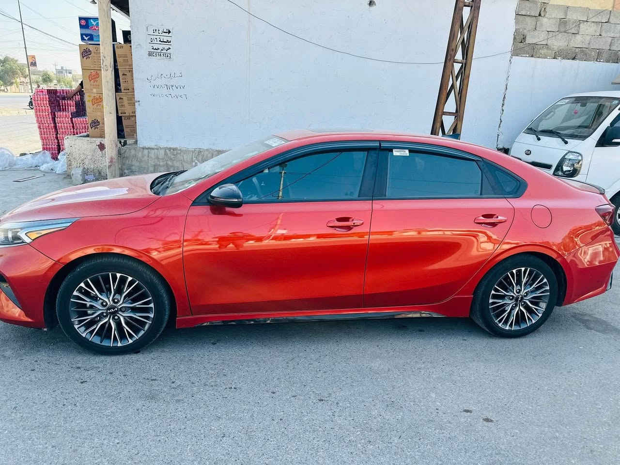 🔥KIA FORTE 2022 GTLIN 🔥                  
🔴 السيارة ليبل واحد بدون صبغ بدون تبديل  ✅
فقط الدعاميه الاماميه والخلفية وملاحظات خفيفة pdr ✅  

#السعر 163 ومجالها بسيط
فول مواصفات 1/1 
فتحة سقف 
بصمة تشغيل
كشنات تدفئة وتبريد
محرك 2000 DOCH 
شاحن لاسلكي
بصمة أبواب
تشغيل عن بعد
هاند بريك بصمة 
اوتو هولد
تبريد قطعتين❄️
ثلاث وضعيات قيادة
كير توماتيك وعادي
قيادة ذاتية 
توقف ذاتي 
رادارات جانبية وأمامية وخلفية
سماعات سستم HARMAN 
شاشة كبيرة 9 انج
ليد امامي زينون
ليد خلفي زينون
كشن السائق كهربائي
ليد بالمري
نقطة عمياء
ابل كار بلي 
حاكية تنصي التبريد عند الاتصال بالهاتف
رقم اربيل سنوية جديدة 
مكان السيارة 📍موصل 
للاستفسار 
***********
***********
