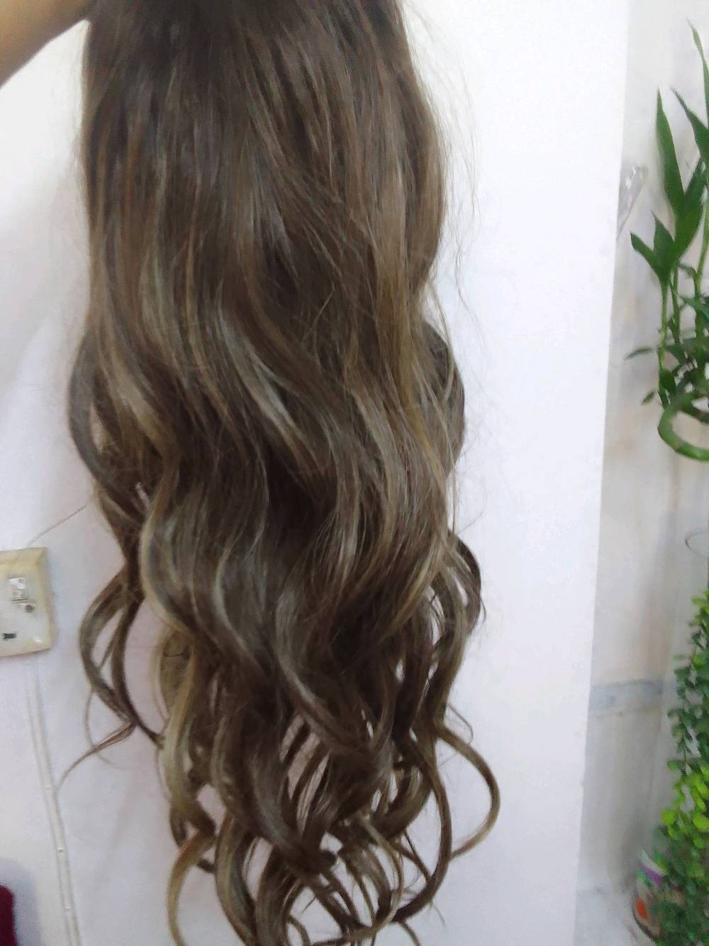 باروكه جذر مخلوط طبيعي وصناعي استخدام ساعه فقط ب 150