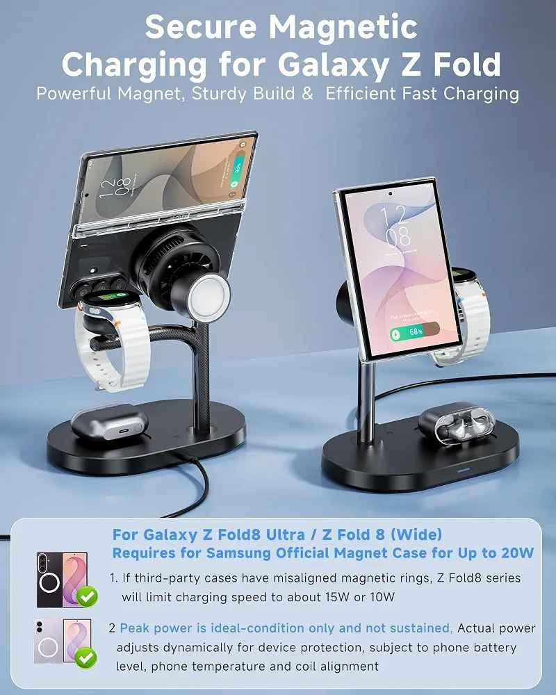شاحن Qi2.2 • شحن سريع ٢٥W • تبريد TEC