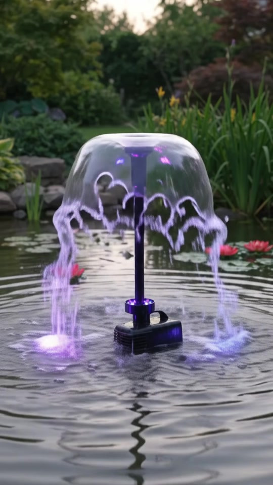 نافورة ماء • إضاءة LED • بغداد العطيفية
