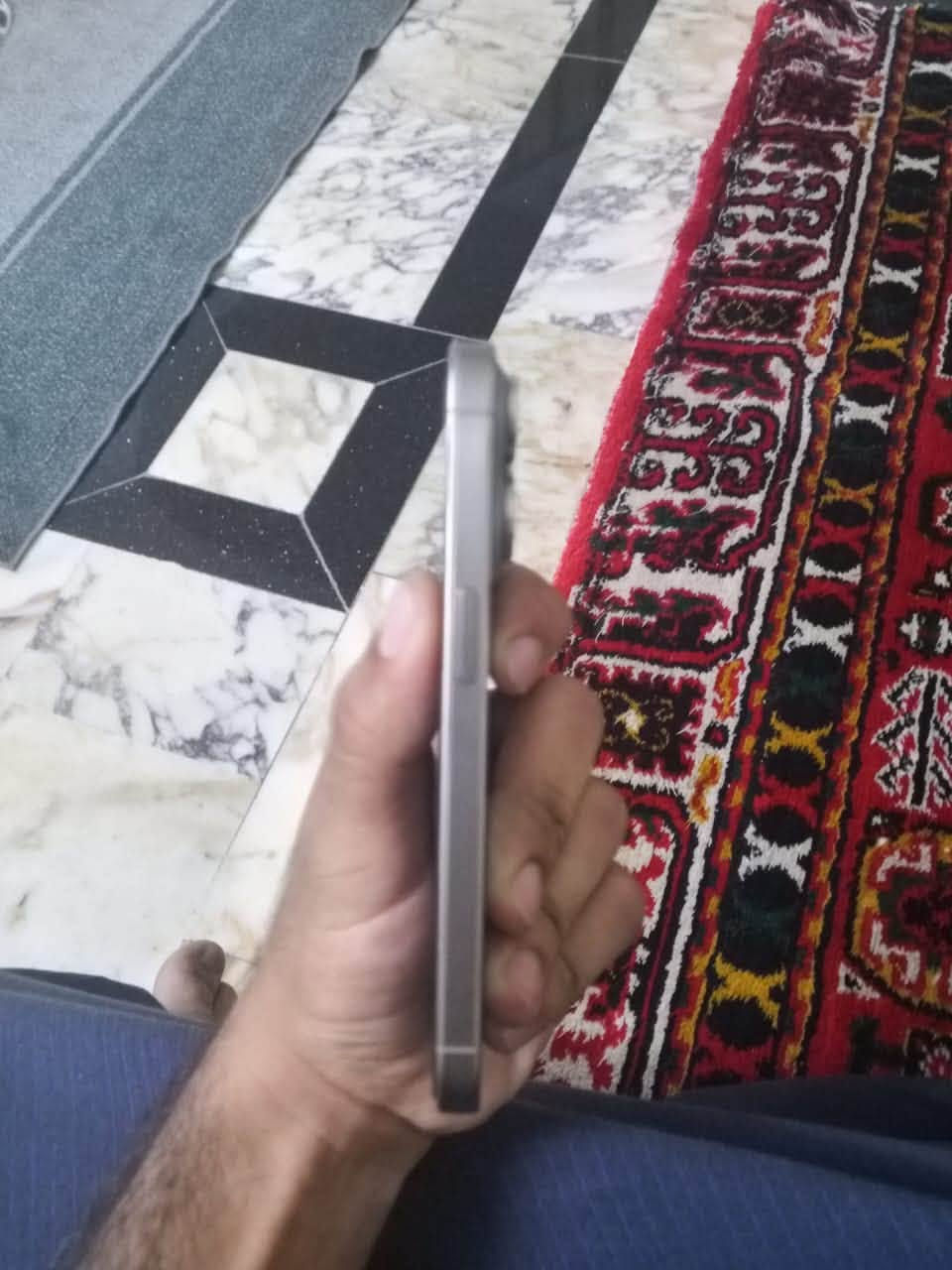 آيفون 15برو جهاز نضيف بحاله وكاله مامفتوح ابد مكان بغداد رقمي  ***********سعر 850قفل

نص مكتوب في الصور:
- ٩:٣٧
- حول
- الاسم
- iPhone
- إصدار iOS
- 27.0.1
- اسم الطراز
- iPhone 15 Pro
- رقم الطراز
- MTV53AA/A
- الرقم التسلسلي
- GJQ9G46T9R
- انتهت صلاحية التغطية
- الأغاني
- الفيديوهات
- الصور
- ٤٠
- التطبيقات
- ٢٦
- السعة
- ٢٥٦ غ.ب.
- ٩:٣٦
- حالة البطارية
- عادية
- تعمل بطارية iPhone هذه على النحو المتوقع. حول البطارية والضمان...
- الحد الأقصى للقدرة
- ٨٧٪
- هذا قياس لقدرة البطارية مقارنة بقدرتها عندما كانت جديدة. قد تتسبب القدرة المنخفضة بتقليل ساعات الاستخدام بين عملية الشحن والأخرى.
- عدد الدورات
- ٨٥٢
- هذا هو عدد مرات استهلاك iPhone لقدرة البطارية. معرفة المزيد...
- تاريخ التصنيع
- كانون الأول ٢٠٢٣
- أول استخدام
- نيسان ٢٠٢٤