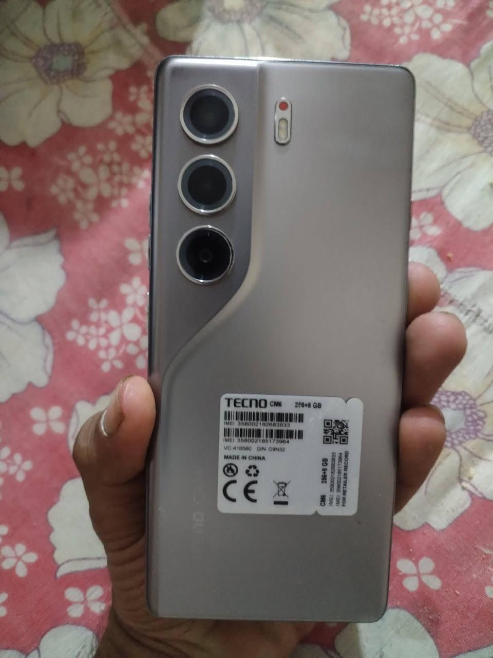 سلام عليكم جهاز للبيع CAMON 40 Pro جهاز نظيف ذاكره 256
اتصال على هذا الرقم ***********
