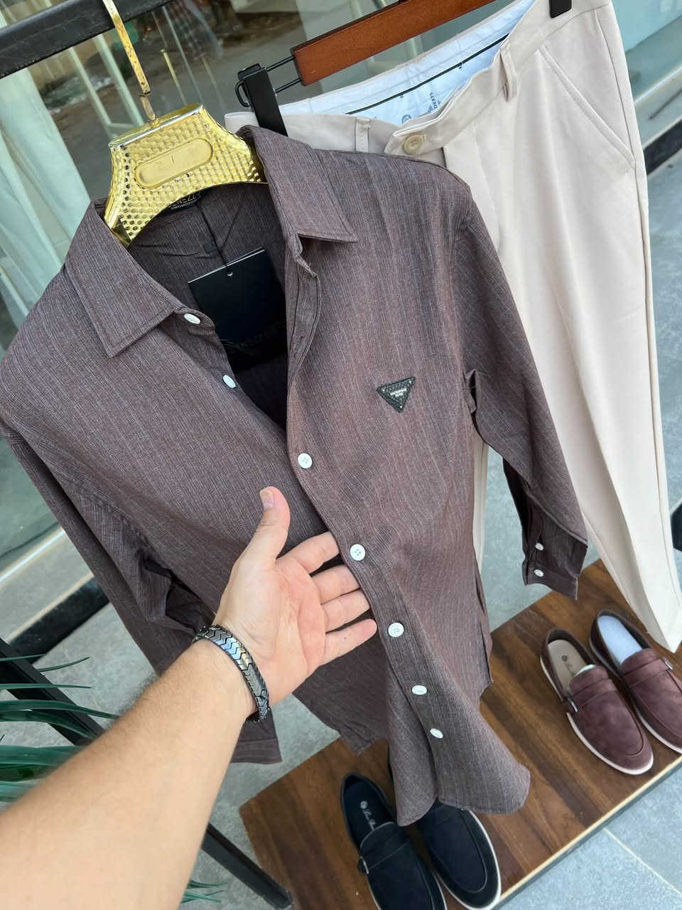 جديد🌾🍁
قميص خامه موهير من ماركة بنزو 💯
قياسات S_M-L-xl-xxl-
بنطرون ريكلر 30-31-32-33-34-36-38

حذاء 40-41-42-43-44-45

العنوان ديالى بعقوبه رگة حجي سهيل
#قميص_بنزو #بنزو #قمصان #قميص #قميص_رجالي

#جنز #ازياء #رجالي #شتائي #العراق #احذيه #الكسندر #جنط_ماركات_ديور_شانيل_نظارات_عدسات_عطور_جناط_كويت_سعوديه_البحرين_قطر_عمان_للتواصل

