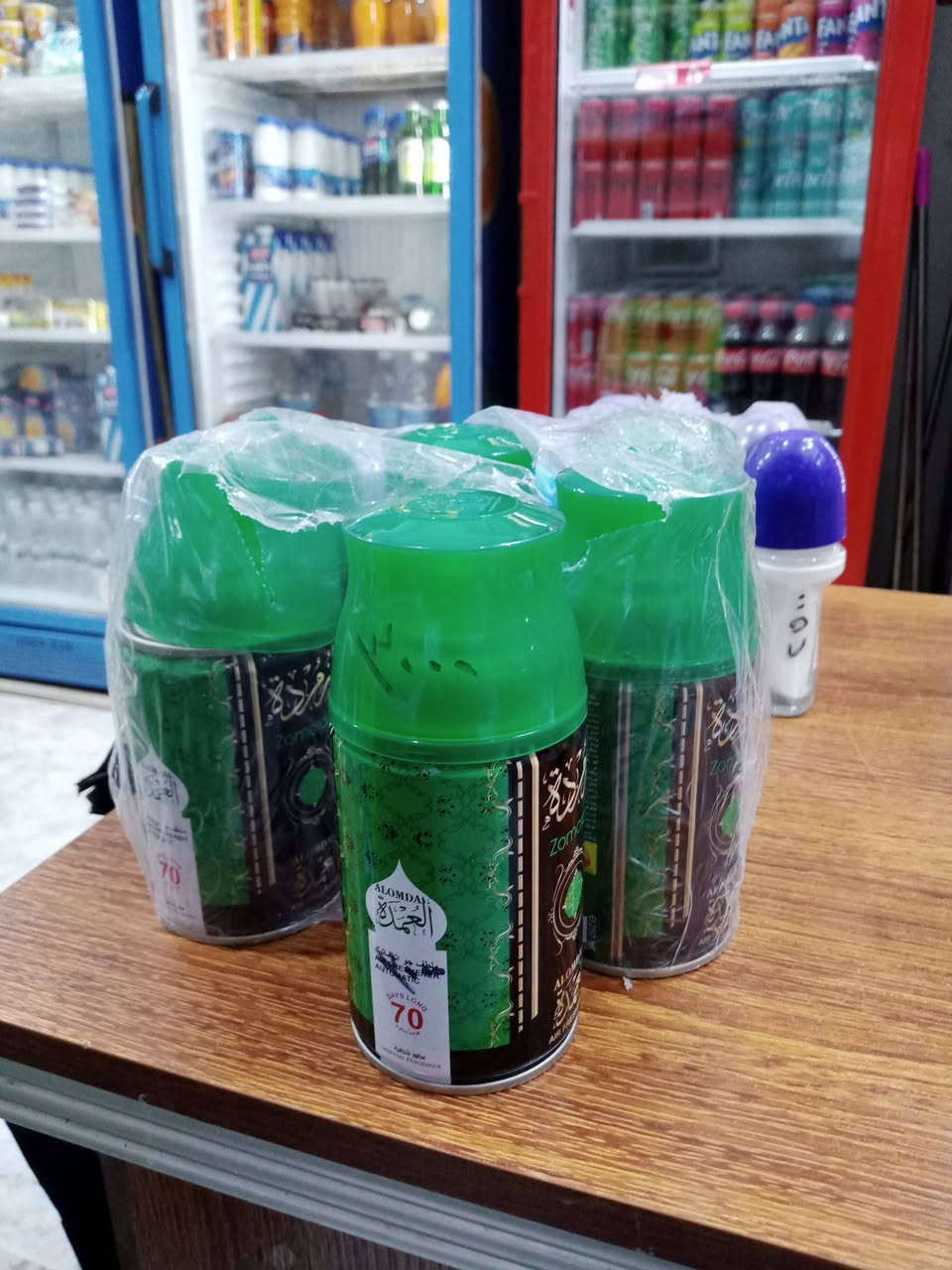 بسم الله الرحمن الرحيم 
تم وصول وجبه جديدة من شركه رويال بغداد تشكيلة شامبوات مع معطر جسم مع معطر جو لدى محل العائلة 
العنوان الانبار ـ قضاء عنه مقابل العلوة المركزية/ مجاور صيدلية عبدالله رياض الدباغ 
يتوفر لدينا خدمة توصيل مجاني فقط داخل عنه للاتصال على الرقم التالي ***********
