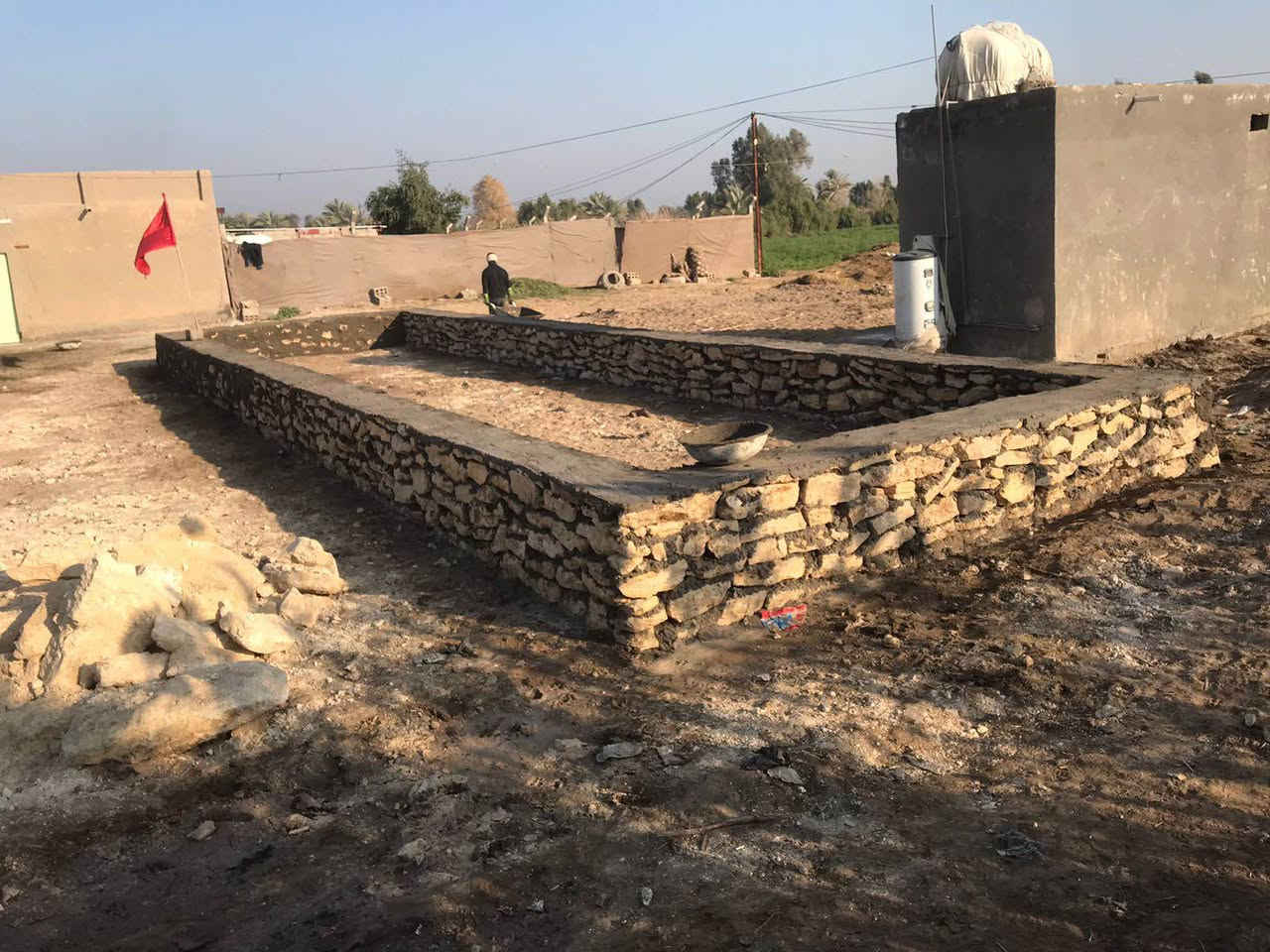 الحلة • بناء حجر • تطبيك ممرات