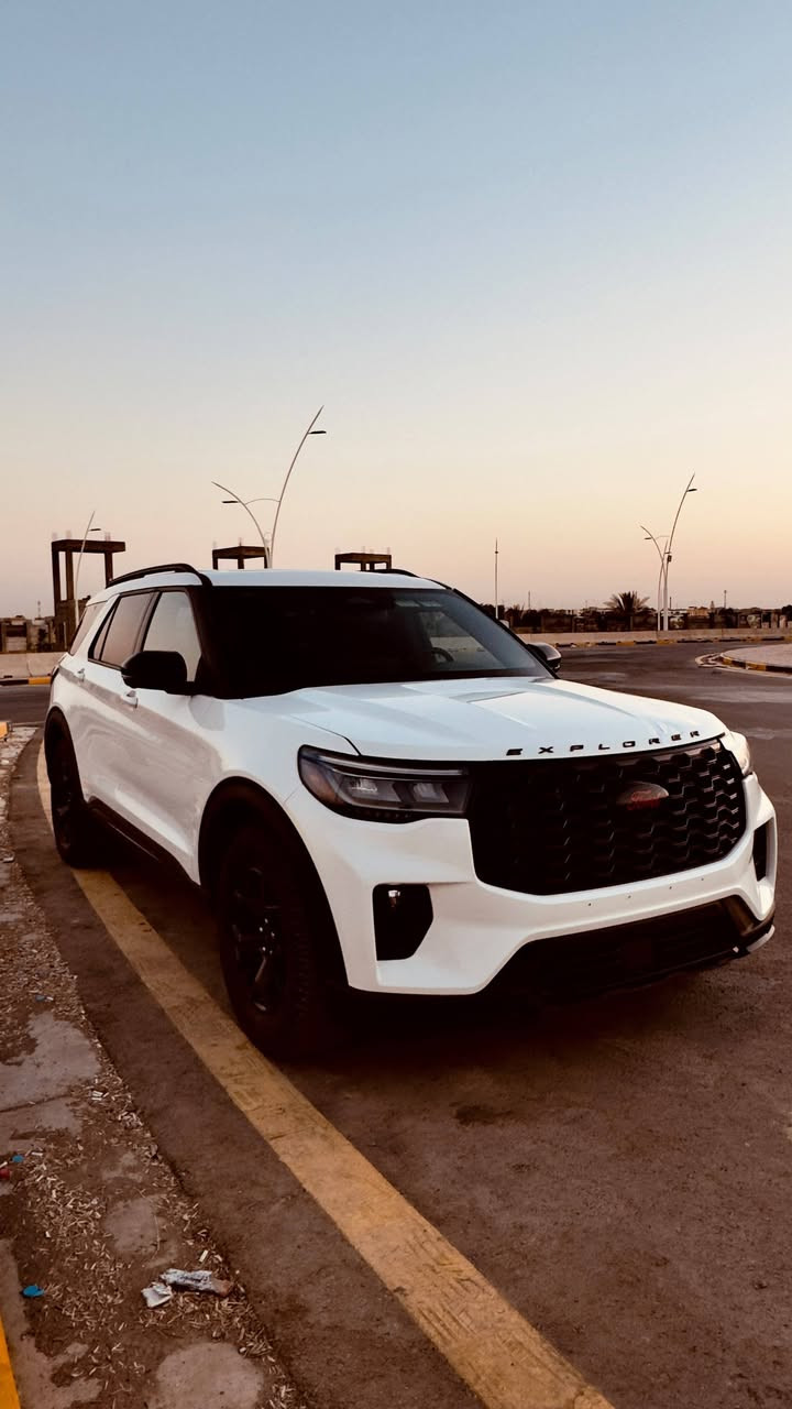 الشبح الامريكي
اعلى فئه اخر عيطه
 بال اكسبلورر ST 2025  
6 سلندر
VIP.  
توين توربو
تشك الكاع شك 
الضرر جاملغ جهة السايق معدل نفسه البلادي 
مع اللغد ماله
 مابيها تبديل لو برغي 
مواصفات هوايه بشكل كارثي فوت عل الكوكل وشوف مواصفاتها اله ددوخ 
السعر 38 $ الف 🔥 
استفسار 
***********
***********
