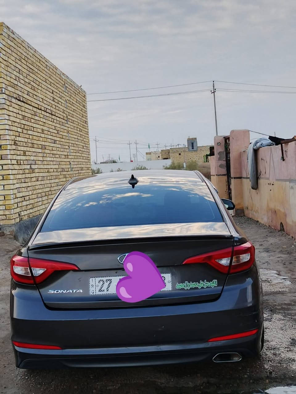 سوناتا.. 16... وارد امريكي.. مكينه 2400.. جديده.. تخم تاير حداده.. تبريد.. جاهزه من كلشي.. ضربته.. خشم بنيد... فقط بدون ايرباك... سعر 110.. وبيه مجال.. راعيه بالبصره.. بتنومه..
الاستفسار اكثر انتصل هاذ رقم صاحب سياره مكلف بنشرر  ( ***********)
