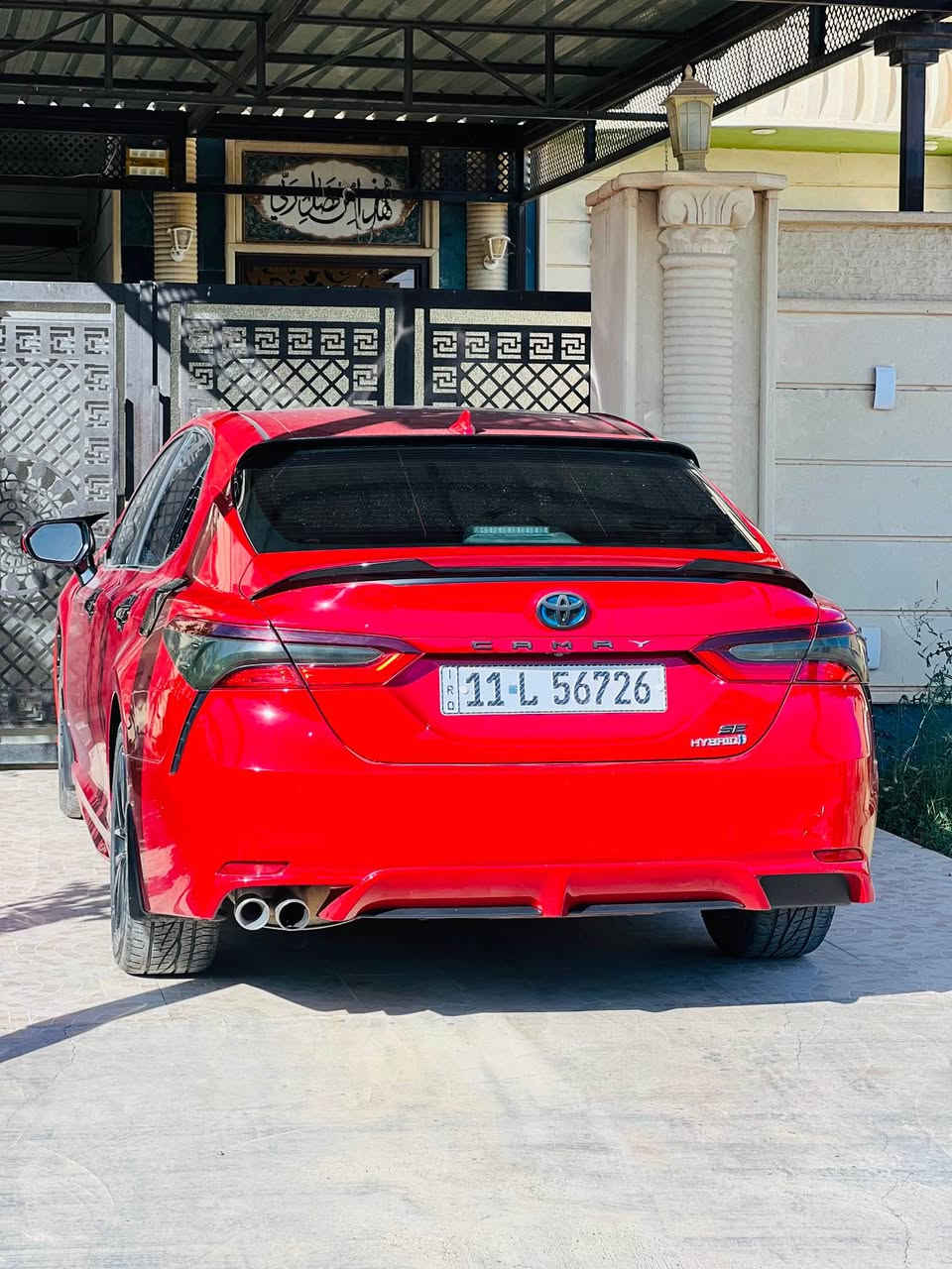 TOYOTA CAMRY 2023 SE PLUS

🔹الضرر حافه البنيد فقط يعني قطعه وحده.. 

مكان السيارة : تكريت
الموديل : 2023
اللون : احمر  
المحرك :  V4 سلندر 2500هايبرد
العداد :75ميل حقيقي 
عدد المفاتيح : 1
لوحة السيارة  : بغداد بأسمي 

📞 *********** 📞

🔹المواصفات فول الفول…🔥
 - رادار امامي ، رادار جانبي  
 - فتحة سقف سلايد
- مقاعد امامي تدفئة
- حركة مقاعد كهربائي 
- بصمة ابواب 
- لايتات زينون
- مقاعد جلد لون ابيض 
- انظمة قيادة sport.eco.normal
-مراية الوسط تعتيم اخضر
-استيرن هيتر 
-شفتات استيرن
-تشغيل عن بعد
-دخول ذكي
-مثبت السرعة
-المودات والأمور الصوتية
-حساسات ضغط اطارات
-نظام مانع اصطدامات 
-نظام مانع انزلاق
-نظام تحذير خروج من مسار

🔹استفسار عن تفاصيل والسعر  اتصال او مراسلة تكريت, عكار

