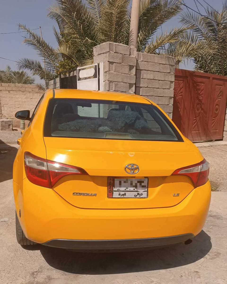 كورلا 2014 اجره
‏منضومه غاز 💥
تدفئه 🥵تبريد🥶
 تخم تاير جديد 
 ويل كب
 رقم ديالى
‏بدون تبديل فقط بارد 
رقم صاحب السياره ***********
