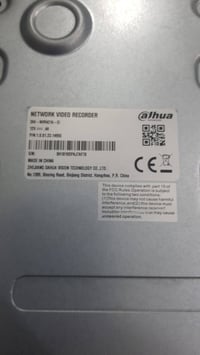 كامرات ip عدد ٥ مع جهاز NVR دهوا ١٦ 4k ذكاء صطناعي التقاط صور السعر٢٨٠...