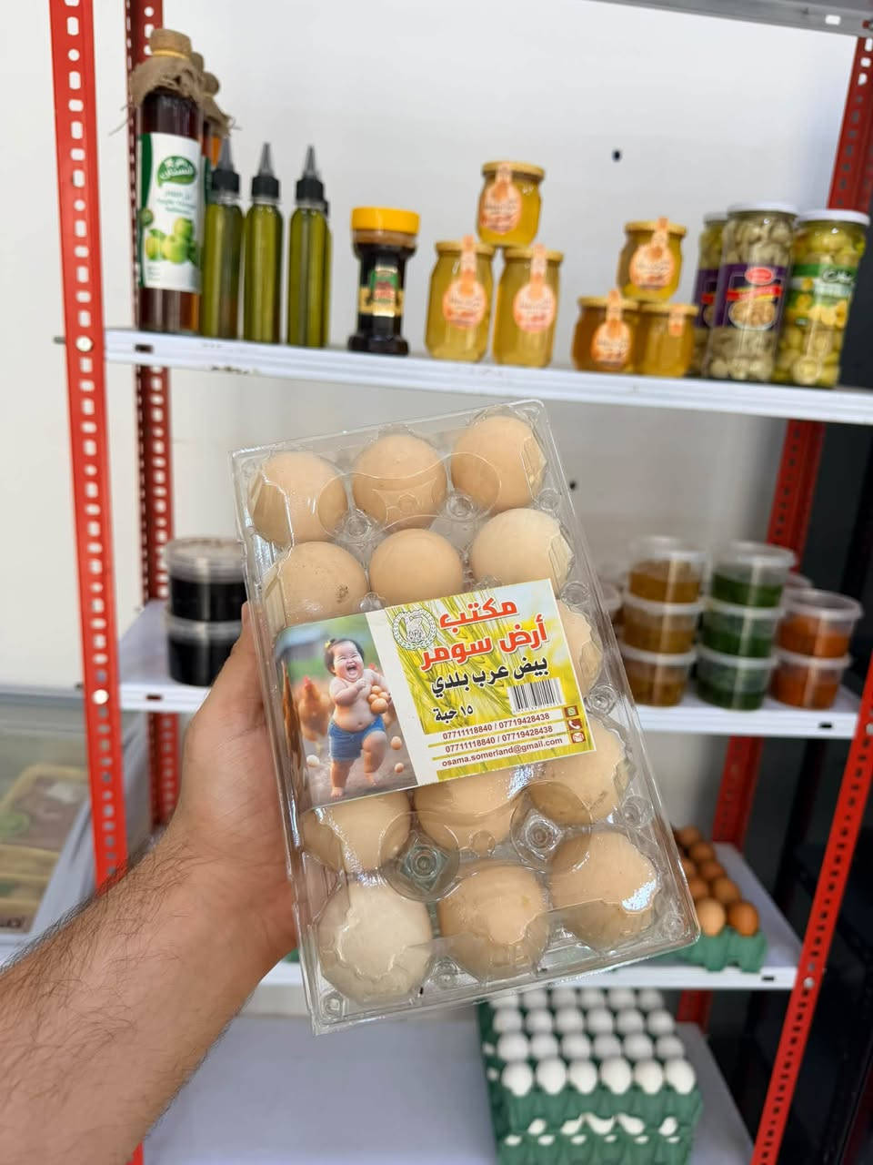 بيض طازج • توصيل • طشاش