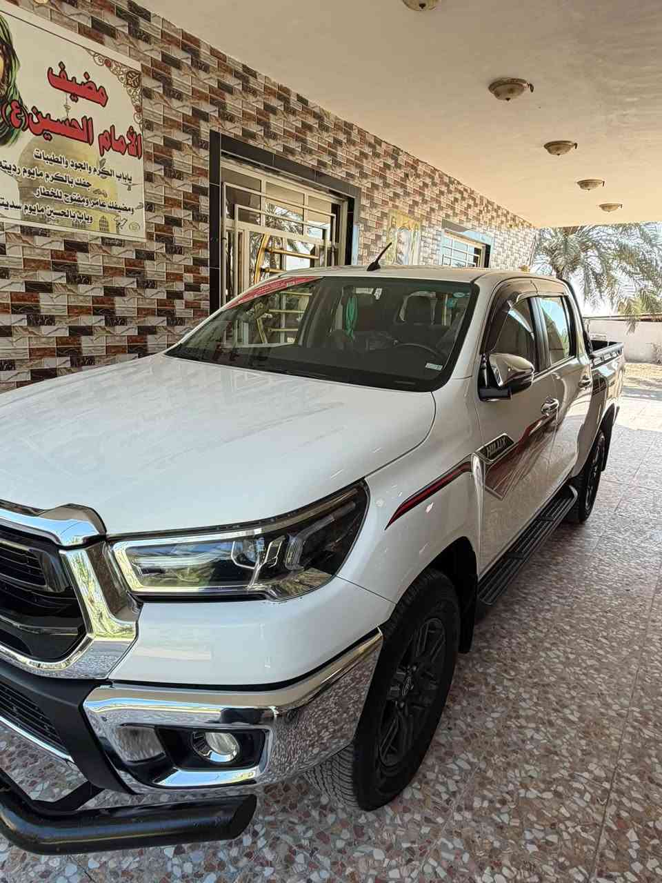 تويوتا هايلوكس خليجي2023
وكاله ساز مكفوله كفاله عامه 
فور ويل 4X4
گير أوتوماتيك
مواصفات فول 1/1
مرايا شفط
جكات بنيد
رقم بغداد باسمي تحويل مباشر
سنوية 2029
تبريد وتدفئة كشنات
سونار
ماشية 38 ألف كم
بصمة تشغيل
بصمة أبواب
السيارة مغلفة PPF
بنيد بجم كامل
دواخل السيارة مغلفة
تايرات شركة
السبير ما نازل
السيارة على وضع الشركة

مكاني : واسط الصويرةرقم: ***********
