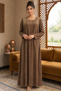 دشداشة • فانيلا موهير • مقاسات L-3XL
