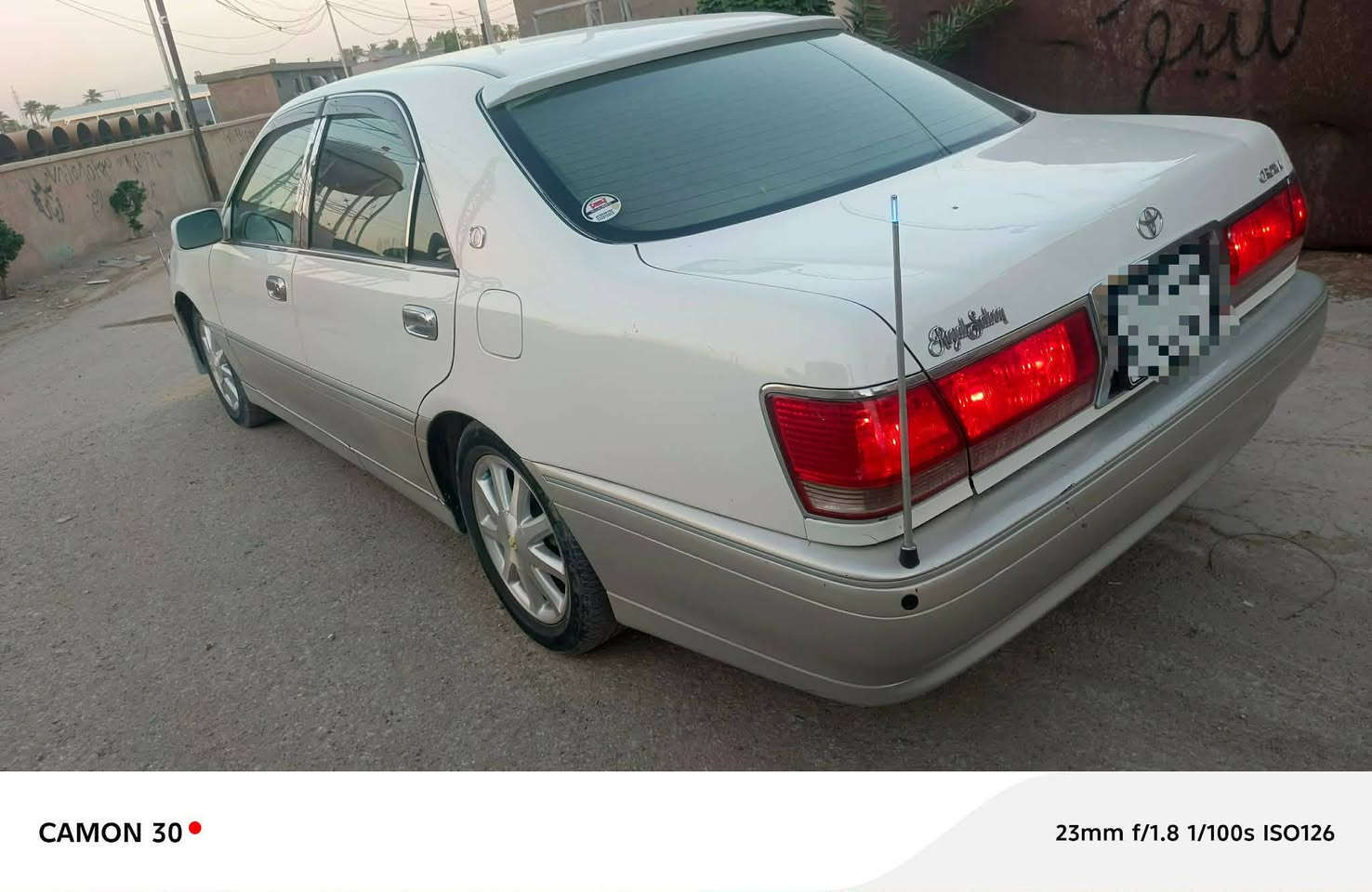 تحية طيبة للجميع
للبيع تيوتا كروان ملكة مديل 2002  كركوك 

مدفوع كمرك باقي على الرقم 

مواصفاتها السياره

✅ اصل كرستال 

✅مكينه ديفور الجبير   

✅شاصي 75

✅3دكم  

✅ستيرن كهرباء

✅كشن كهرباء

✅تحكمات خلفية 

✅جام كهرباء 

✅ويل نجمة 

✅تخم تاير جديد  
 

✅سبير + عده كاملة 

✅تبريد ثلج سلبت 

✅قواعد ضوئية     

السياره تحويره نجف فوك وجوه دشبول نجف عارف العيساوي      

مكان السياره النجف+***********
