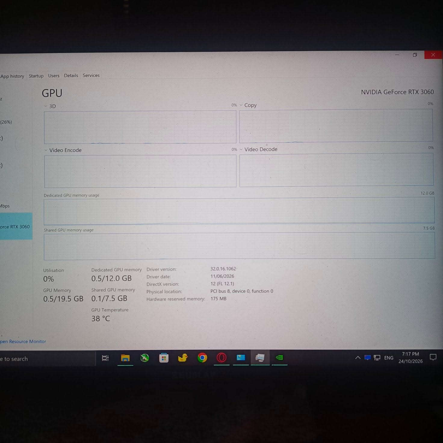 RTX 3060 • Ryzen 5 3600 • رام 16