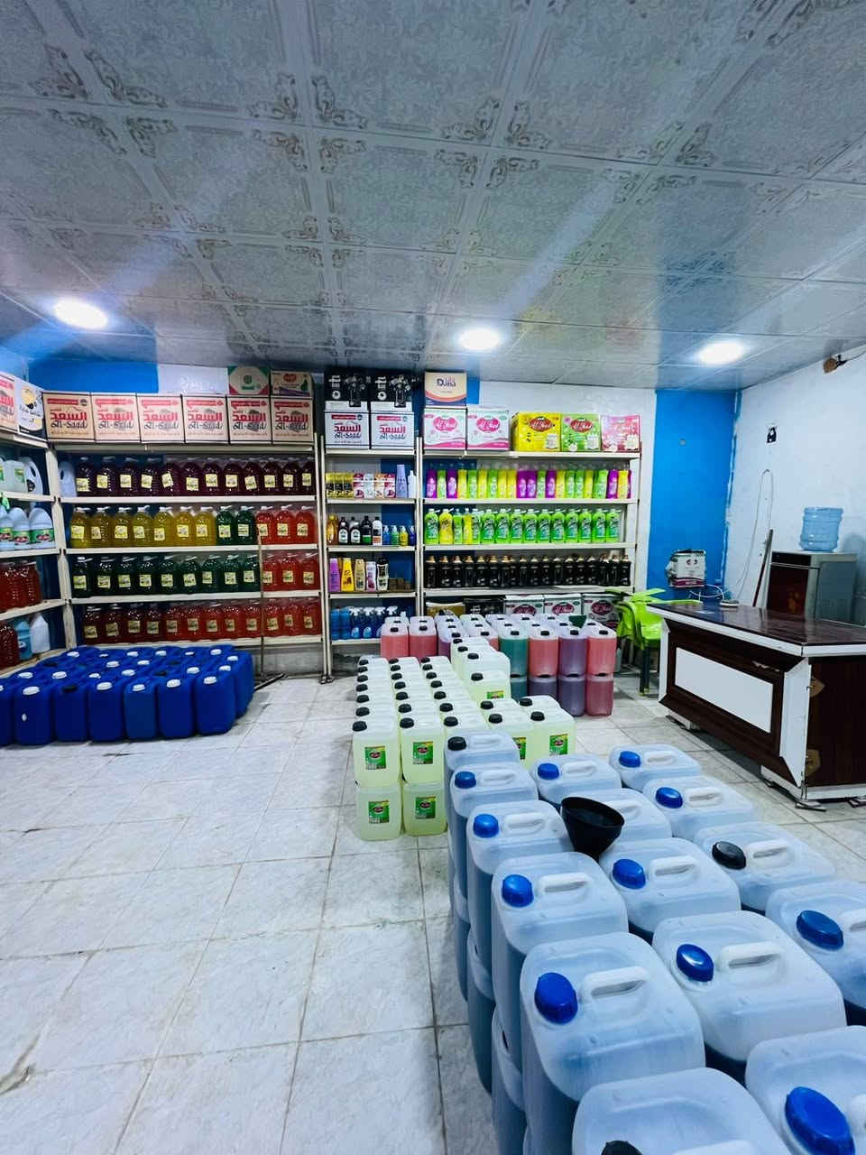 زاهي مركز 10 لتر السعر 6000
تايت سائل مركز 10 لتر 7000

معطر ارضيه وملابس ٢٠٠٠

قاصر جلكان 5لتر ٢٥٠٠

دبه زاهي 5لتر 3000

فلاش صحيات أصلي 2000

شامبو عبايه وملابس أسود ١٥٠٠ دينار

يوجد توصيل لجميع أنحاء المحاويل ٢٠٠٠ دينار العنوان محاويل البدع الكبير قرب معمل زمزم عل شارع مباشر *********** واتساب

***********

