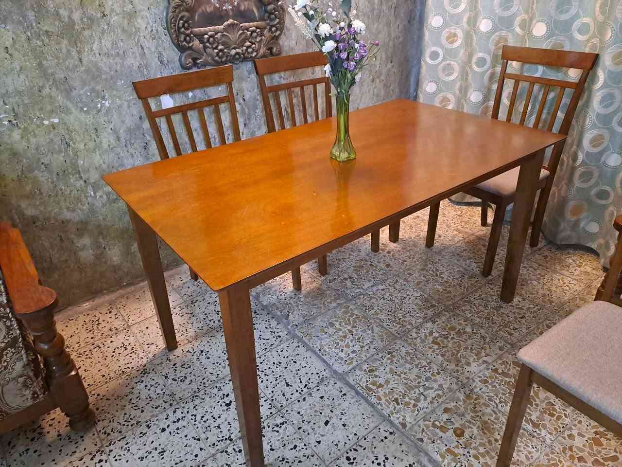 ميز خشب زان ماليزي اخو الجديد ٦ كراسي (هوم سنتر)
***********

