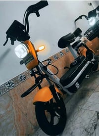 دراجة شحن • بطاريات جديدة • تمشي ٦٠