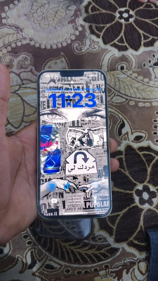 سلام عليكم  13 برو ماكس شرق اوسط 
بطاريه 79 مبدل ضهر فقط وبي كسور حالين سعر ب 625 وبي مجال  ***********
