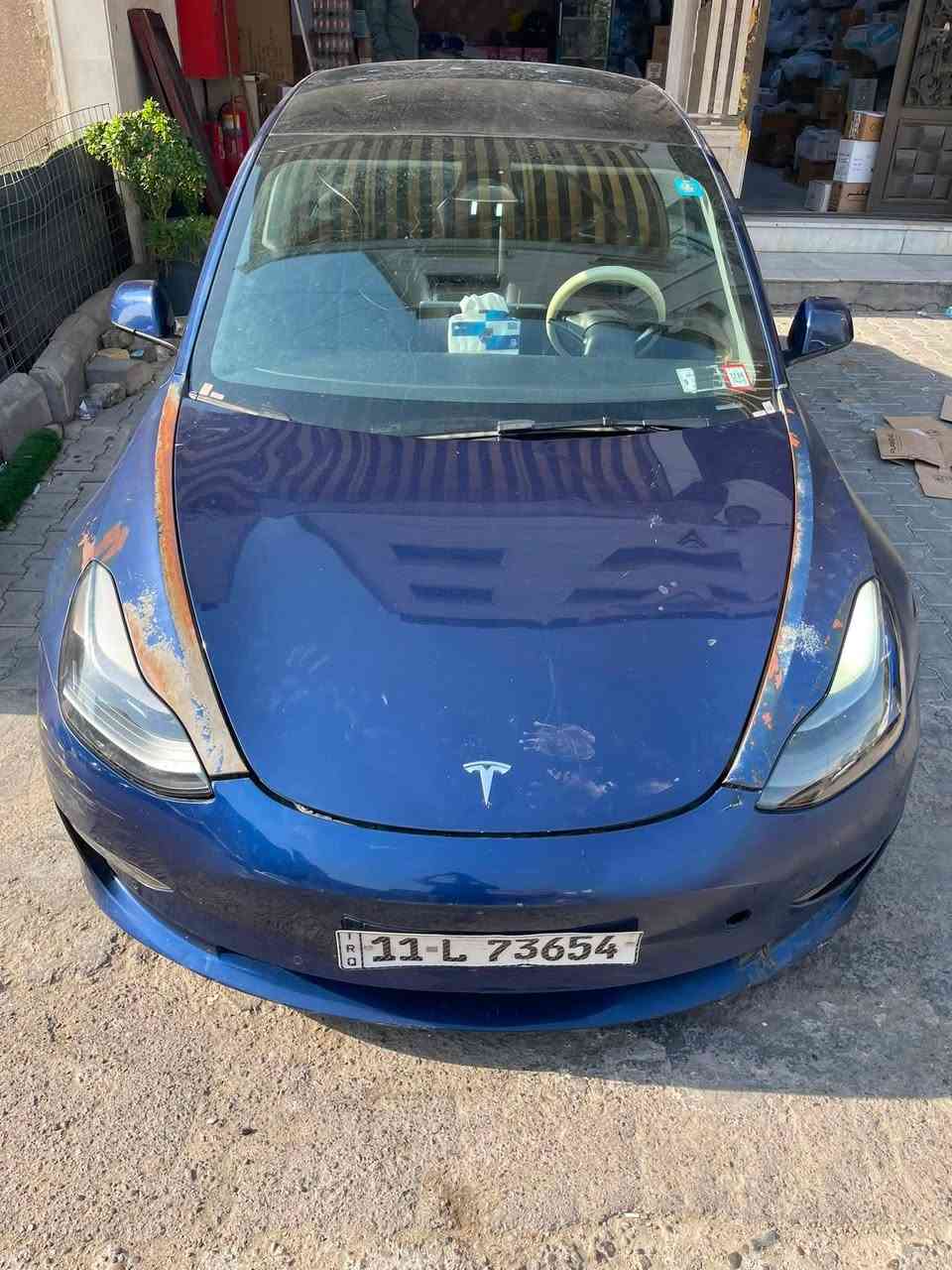 سلام عليكم تسلا3 موديل 2022 اون لاين ماشيه 107 كيلو بطاريه مكفولهدواخل مكفوله لسياره هاي وضعيته من امريكه عمرته سمكره وما صبغته لسياره يحتاجله صبغ وشغلات نواعم بسيطه   سعره (98)مكاني بغداد حي اور ***********
