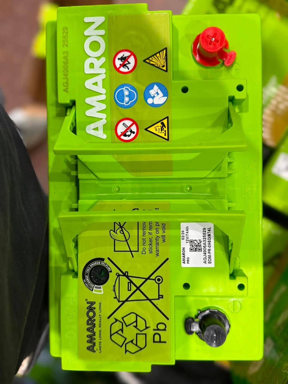 🔋 بطاريات أمارون الأصلية – الخيار الأول لأصحاب السيارات 🔋
لا تخاطر ببطارية تجارية قصيرة العمر… اختر بطاريات أمارون الأصلية وتمتع بأداء قوي واعتمادية تدوم.

✅ تشغيل سريع وقوي
✅ عمر افتراضي طويل
✅ مقاومة ممتازة للحرارة والظروف القاسية
✅ ضمان رسمي لمدة سنة
✅ متوفرة لمختلف أنواع السيارات (العادية، AGM، EFB)

📍 الوكيل الحصري لبطاريات أمارون في محافظة نينوى – الموصل

📞 للاستفسار والطلب:
☎️ ***********
☎️ ***********

🚗 أمارون… طاقة تدوم وثقة مع كل تشغيل. 💚
