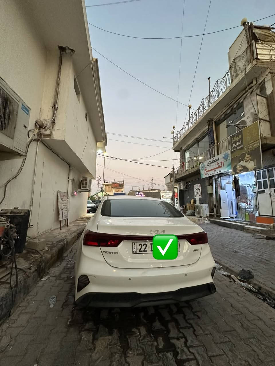 للبيع
سيراتو 2022 وارد خليجي محرك 1.6 السيارة ماشية 90 الف  تخم تاير جديد مواصفات نص فول قطعتين تبريد فول تحكم ستيرن مثبت سرعة السيارة بيها بارد بالجاملغ الأمامي الأيسر فقط ‭
***********‬ مكان السيارة واسط عزيزية

