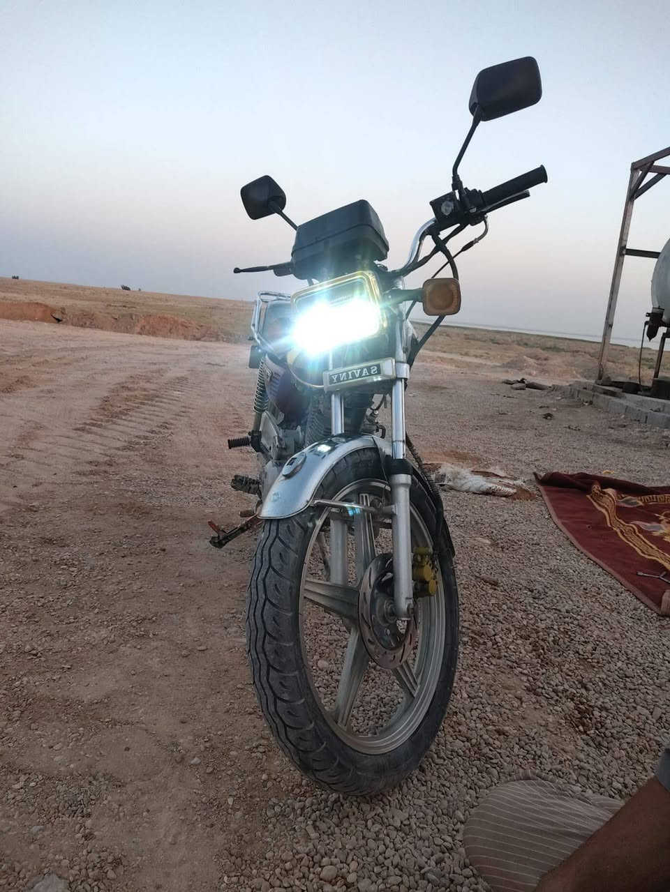 دراجه يراني  5كير محرك 150
دراجه كامله مكمله وخير من الله 
كلهة بلادي بعدهة جديده مويل 2022
مكاني مدينه السياحيه السعر 450رقمي/***********

‏‪
