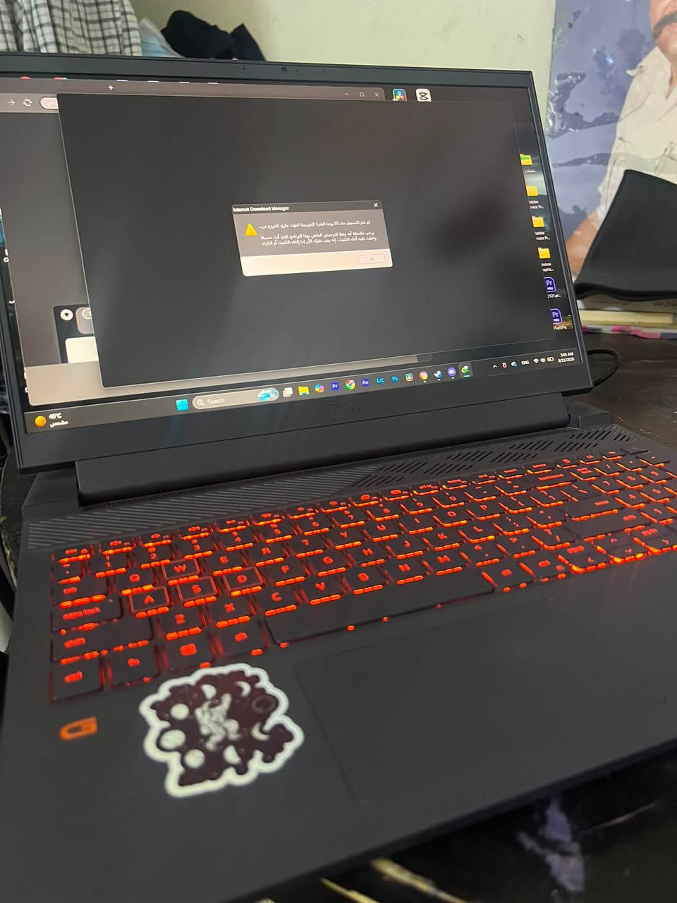 لابتوب للبيع مواصفات قوية تشغل العاب وبرامج مونتاج
Dell G15 5511

المعالج: Intel Core i7-11800H
الجيل: 11th Gen
الأنوية: 8 Cores / 16 Threads
كرت الشاشة: NVIDIA GeForce RTX 3050 4GB
الرام: 16GB DDR4 3200MHz
التخزين: 1TB SSD NVMe
الشاشة: 15.6 إنش FHD
معدل التحديث: 120Hz
النظام: Windows 11
Wi-Fi: Wi-Fi 6
منفذ تايبسي 
Bluetooth. 
لوحة المفاتيح: بإضاءة 

رايدها ب900 
الحاسبة نظيفة وما مستعملها هواي 

متواجد واتساب فقط اتصال او مراسلة 
***********
