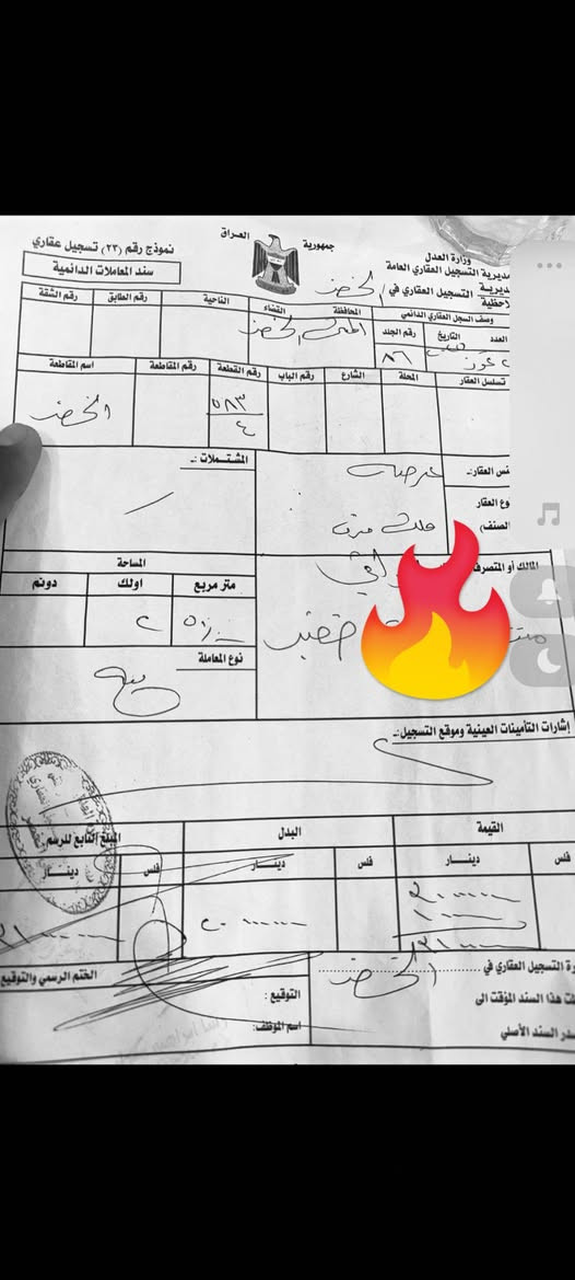 قطعه تجاريه لبيع ***********
