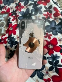 آيفون إكس ماكس ذاكره ٢٥٦ بطاريه ٧٦ مبدل شاشه فقط فيس ايدي شغال مابي مش...