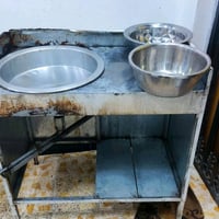 ميز فلافل • شوايه همبركر • منظم غاز